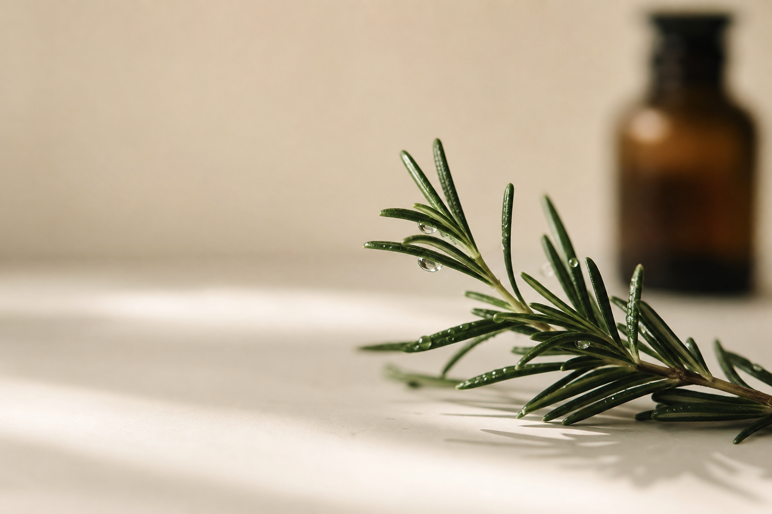 Fresh rosemary sprig
